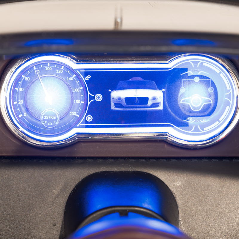 12V Electric Kids Ride-On Car with LED Lights Bentley Style Design Magic Cars 16
