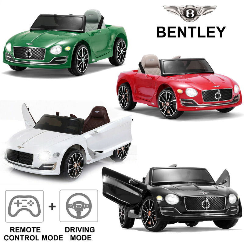 12V Electric Kids Ride-On Car with LED Lights Bentley Style Design Magic Cars 4
