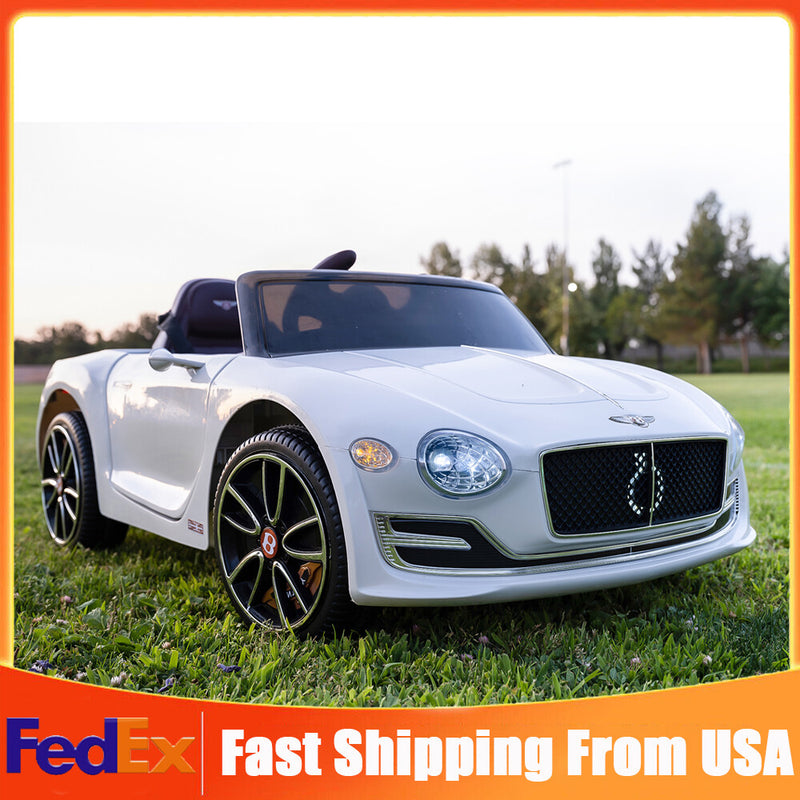 Licensed Bentley Style 12V Electric Ride-On Toy Car with Remote Control, LED Lights, and Music for Kids Magic Cars Variant 0