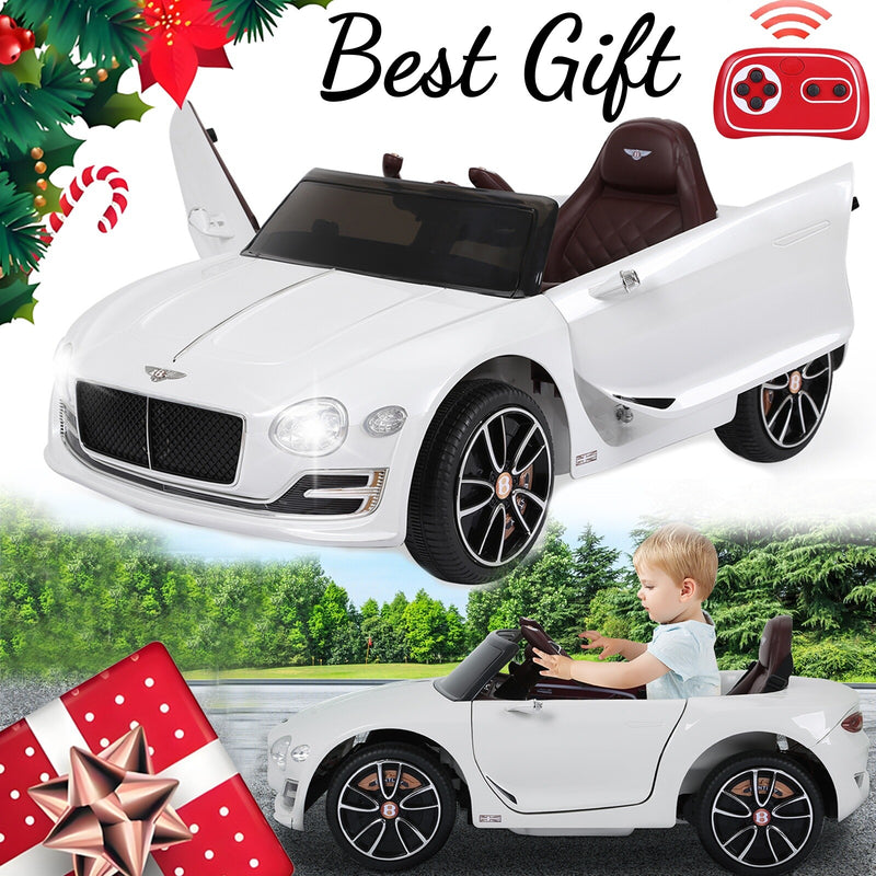 Licensed Bentley Style 12V Electric Kids Ride-On Car with LED Lights and Remote Control Magic Cars Variant 0