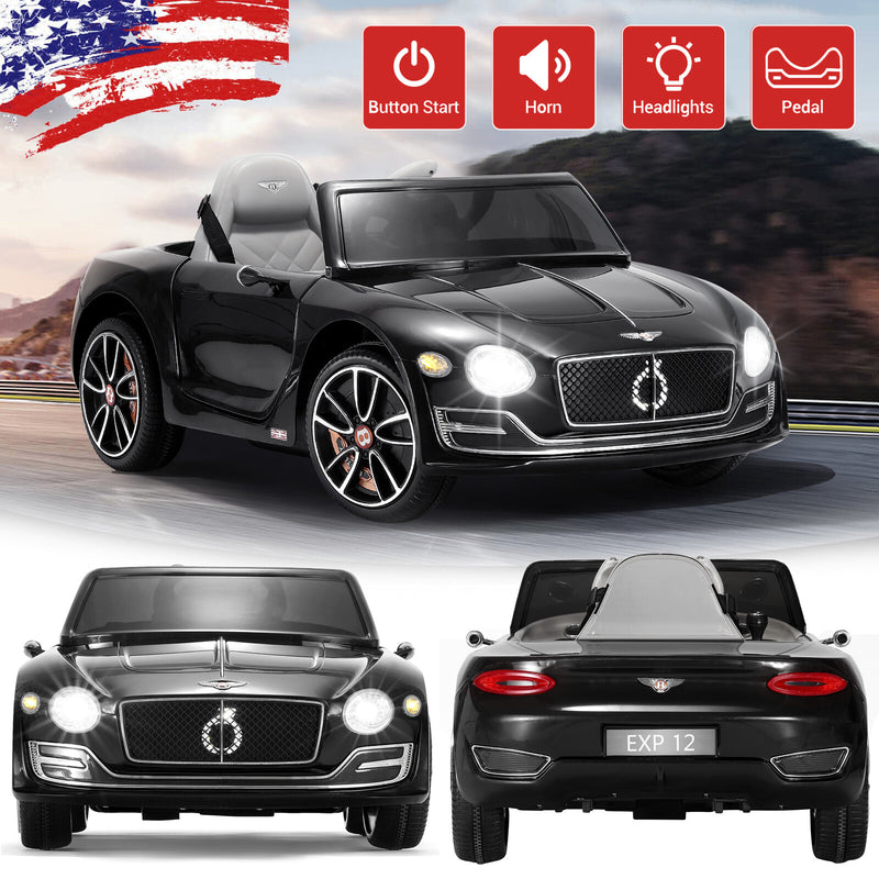 Kids Electric Ride-On Car with Remote Control, Bentley Style, Toy Vehicle Magic Cars Variant 0