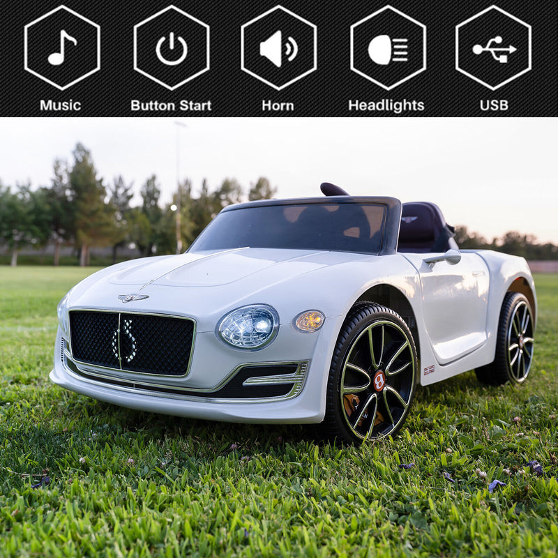 Licensed Bentley-Style Kids Electric Ride-On Car with 2.4G Remote Control and Safety Features Magic Cars 0