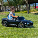 Licensed Bentley Style Kids Electric Ride-On Car with Remote Control, Black Magic Cars 3