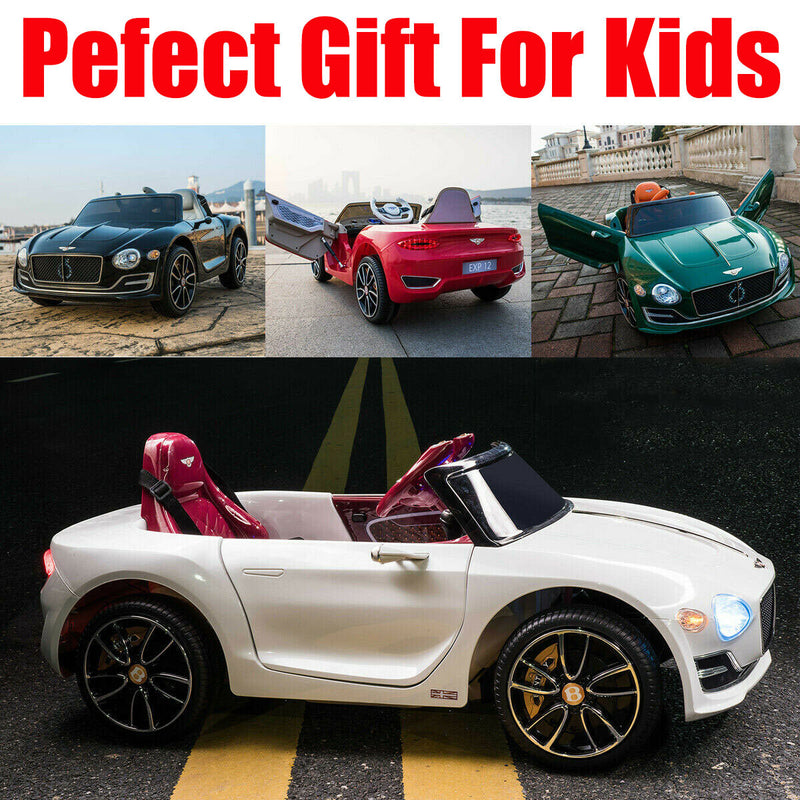 Licensed Bentley-Style Electric Ride-On Car for Kids with Remote Control Toy Gift Magic Cars 4