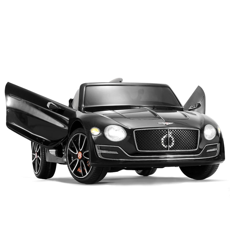 Licensed Bentley Style Kids Electric Ride-On Car Toy with LED and Remote Control in Black Magic Cars 6