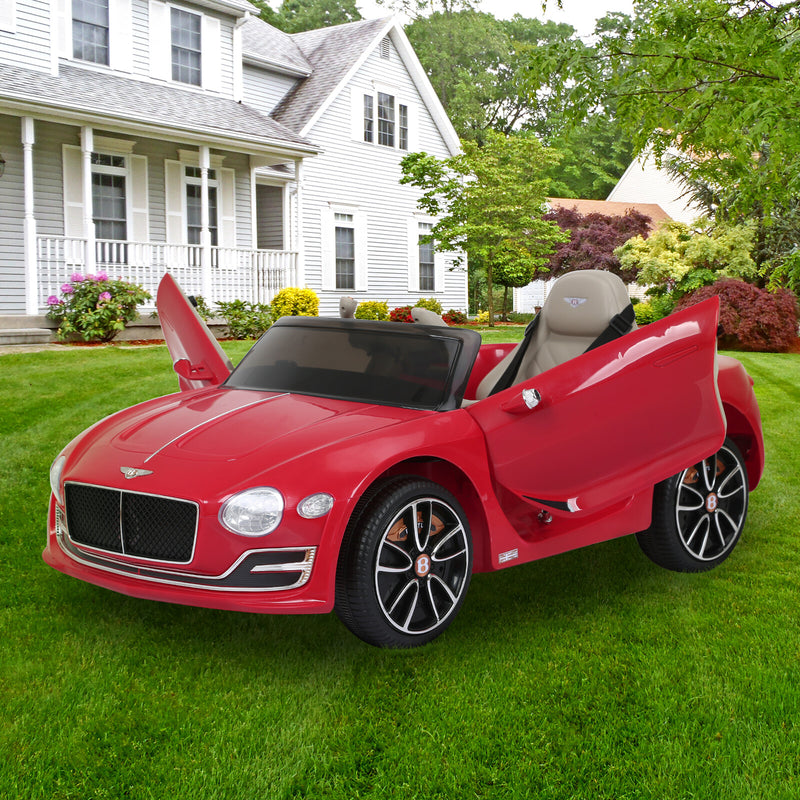 12V Licensed Bentley-Style Electric Ride-On Car for Kids with Remote Control Magic Cars 10
