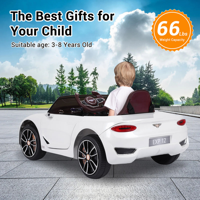 12V Licensed Bentley-Style Electric Ride-On Car for Kids with Remote Control Magic Cars 6