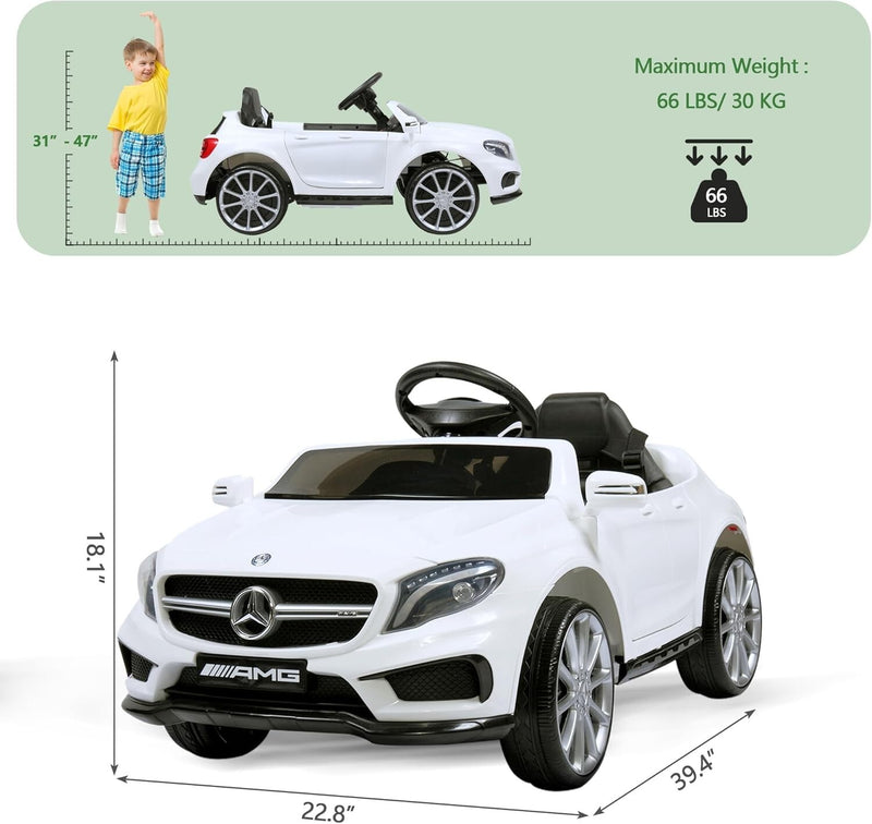 Licensed Benz Toddler Electric Ride-On Car for Kids Magic Cars 6