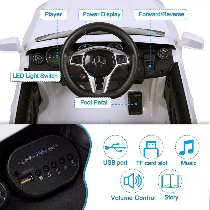 Licensed Electric Benz Toddler Car Vehicle for Kids Magic Cars 4