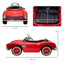 12V Licensed Electric Ride-On Car for Kids with Easy Transport, Red Magic Cars 1