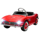 12V Licensed Electric Ride-On Car for Kids with Easy Transport, Red Magic Cars 3