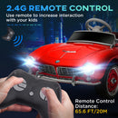 12V Licensed Electric Ride-On Car for Kids with Easy Transport, Red Magic Cars 6