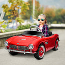 12V Licensed BMW Electric Ride-On Car for Kids with Easy Transport in Red Magic Cars 1