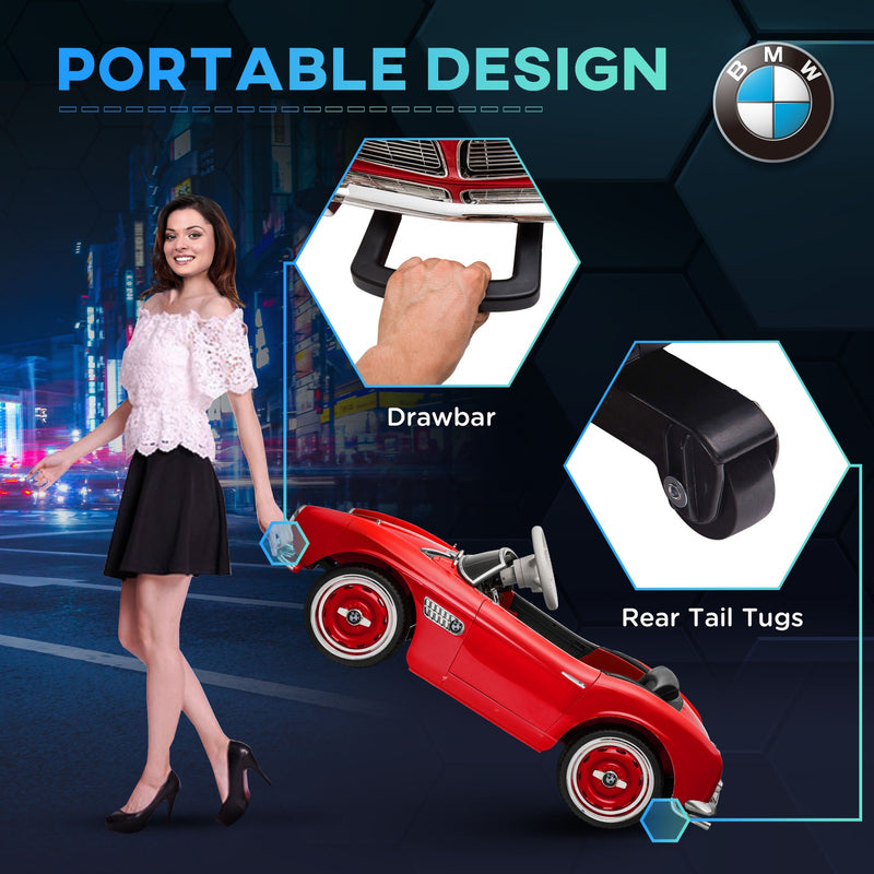 12V Licensed BMW Electric Ride-On Car for Kids with Easy Transport in Red Magic Cars 5