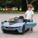 Licensed BMW I8 Electric 6V Battery-Powered Kids Ride-On Coupe Car Blue Magic Cars 1