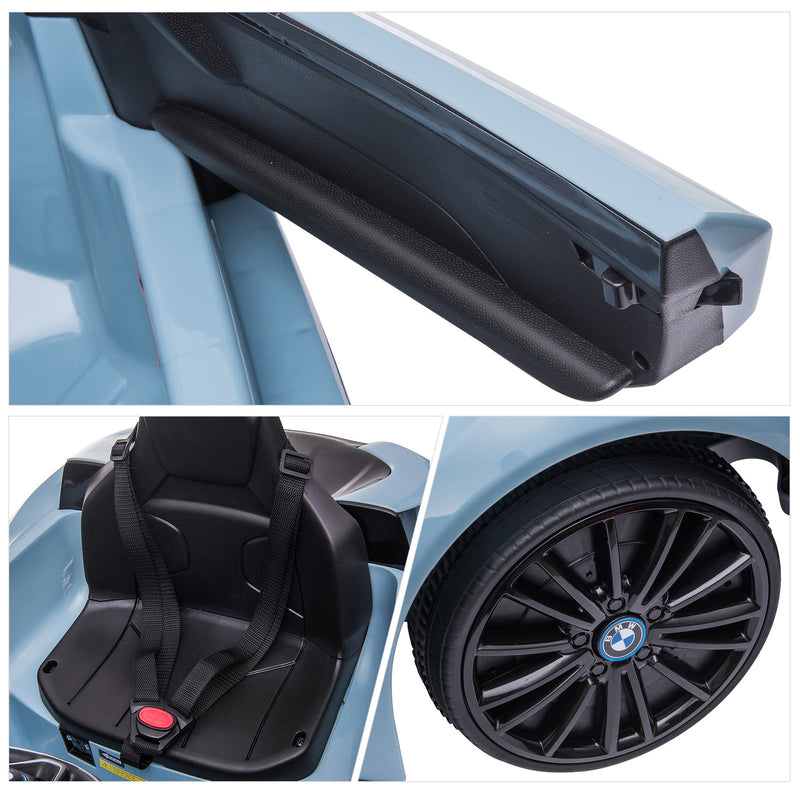 Licensed BMW I8 Electric 6V Battery-Powered Kids Ride-On Coupe Car Blue Magic Cars 9
