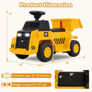 Caterpillar 6V Electric Ride-On Dump Truck for Kids Magic Cars 4