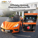 12V Electric Chevrolet Corvette C8 Ride-On Car with Remote Control Magic Cars 1