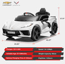 Licensed Chevrolet Corvette C8 Kids Electric Battery-Powered Ride-On Car Toy Magic Cars 6