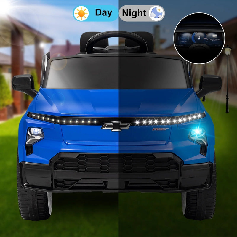 12V Licensed Chevrolet Silverado Electric Ride-On Truck with Remote for Kids Magic Cars 10