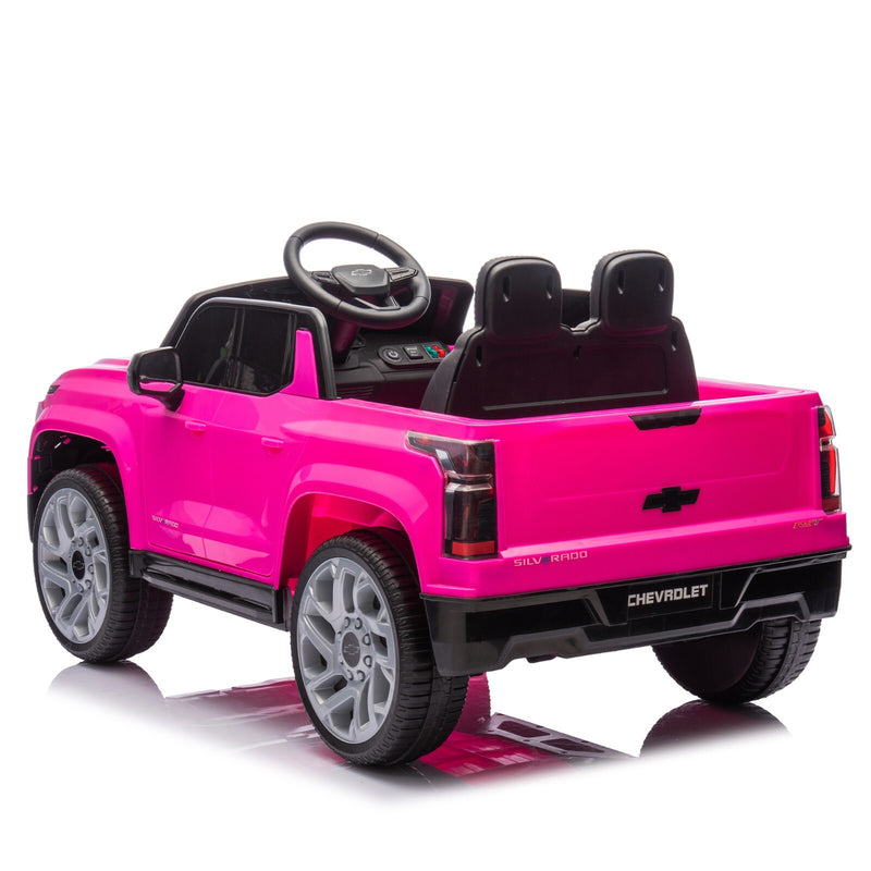 Chevrolet Silverado 12V Ride-On Truck with Remote Control and 4 Wheels for Kids Magic Cars 10