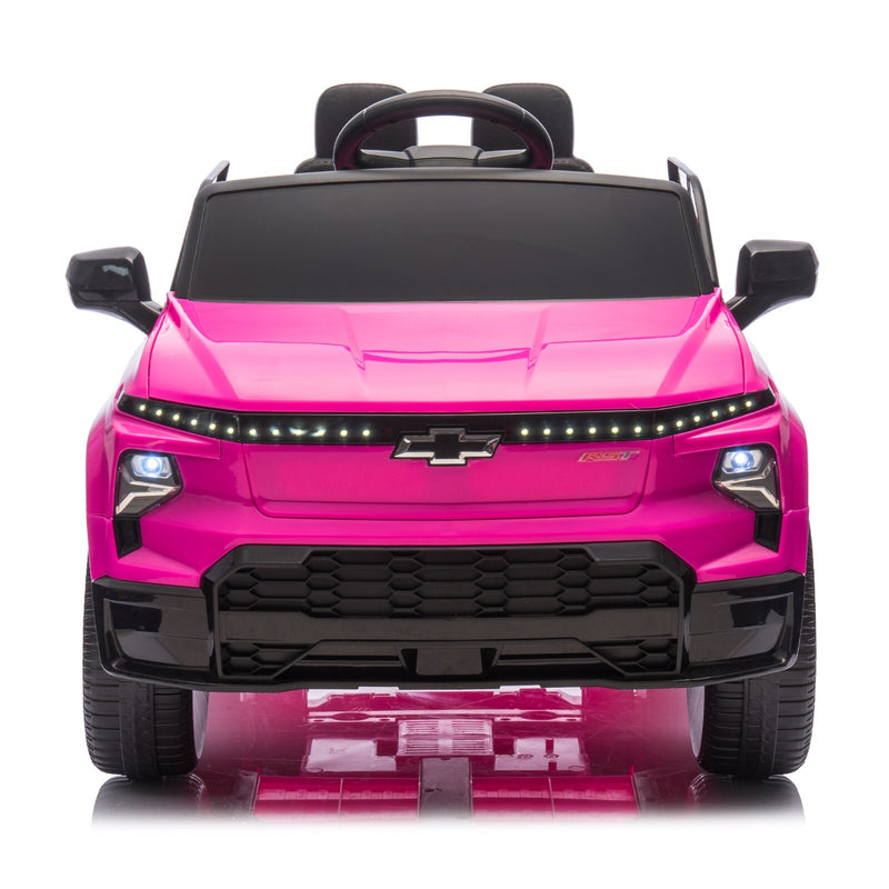 Chevrolet Silverado 12V Ride-On Truck with Remote Control and 4 Wheels for Kids Magic Cars 12