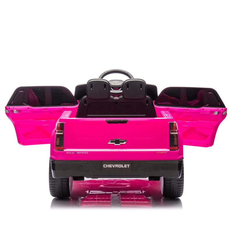 Chevrolet Silverado 12V Ride-On Truck with Remote Control and 4 Wheels for Kids Magic Cars 13