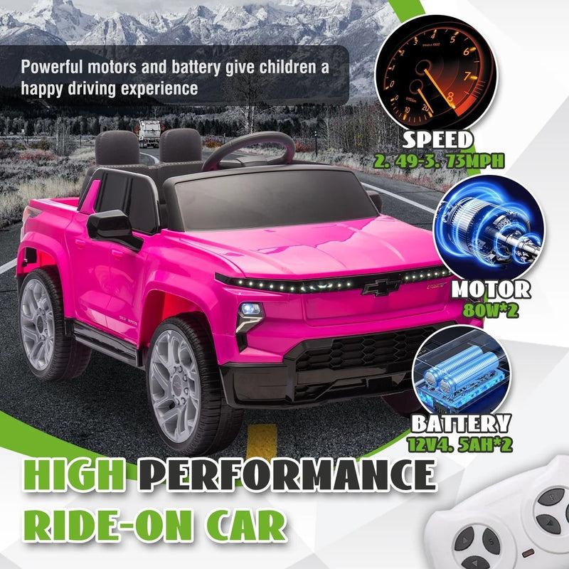 Chevrolet Silverado 24V Electric Kids Ride-On Truck with Remote Control Toy Magic Cars 10