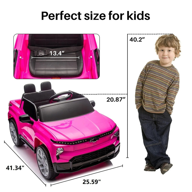 Chevrolet Silverado 24V Electric Kids Ride-On Truck with Remote Control Toy Magic Cars 4