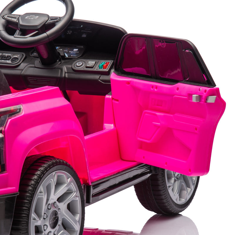 Chevrolet Silverado 24V Ride-On Truck with Remote Control and 4 Wheels for Kids Magic Cars 12