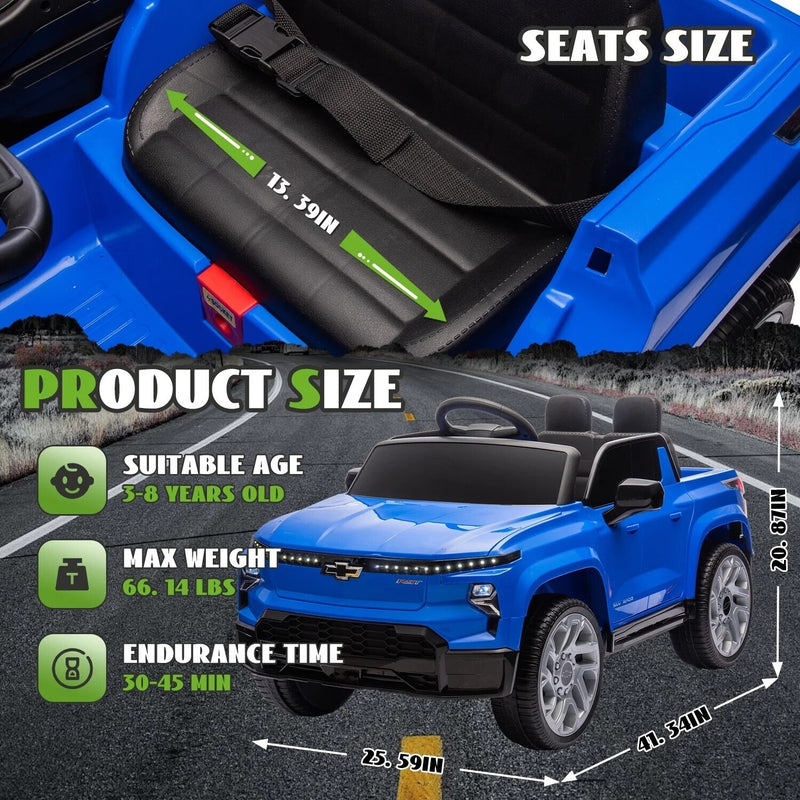 24V Licensed Chevrolet Silverado Electric Ride-On Truck for Kids and Toddlers Magic Cars 11