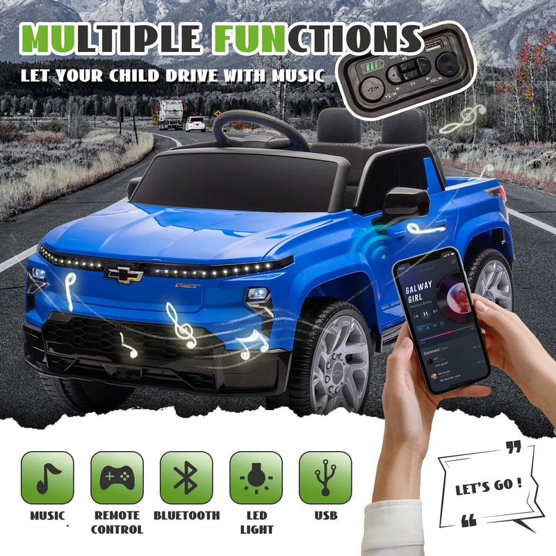 24V Licensed Chevrolet Silverado Electric Ride-On Truck for Kids and Toddlers Magic Cars 8