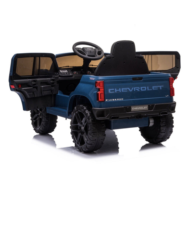 Licensed Chevrolet Silverado 12V Electric Ride-On Truck for Kids with 4 Wheels Magic Cars 8