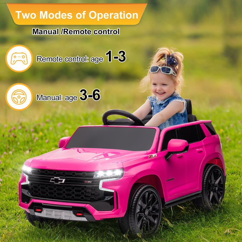 Chevrolet Tahoe Licensed Ride-On Car Toy with Remote Control, 3 Speeds, LED Lights, and Music Magic Cars 8
