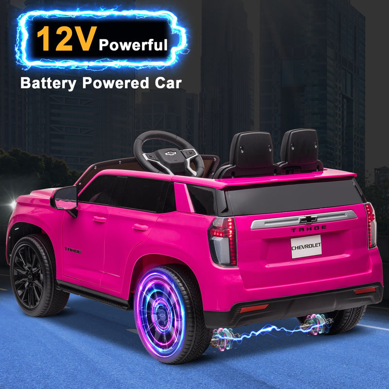 Chevrolet Tahoe Licensed Ride-On Car Toy with Remote Control, 3 Speeds, LED Lights, and Music Magic Cars 9