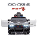 12V Licensed Dodge Challenger SRT Hellcat Police Ride-On Car for Kids with Remote Control Magic Cars Variant 0
