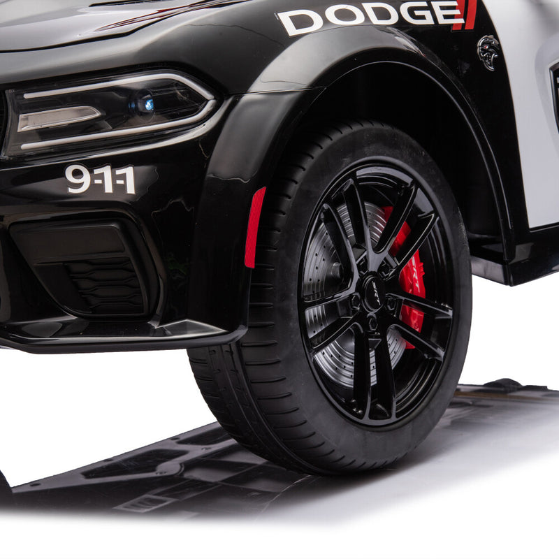 12V Licensed Dodge Charger Kids Ride-On Police Car with Parental Remote Control and Safety Features Magic Cars 13