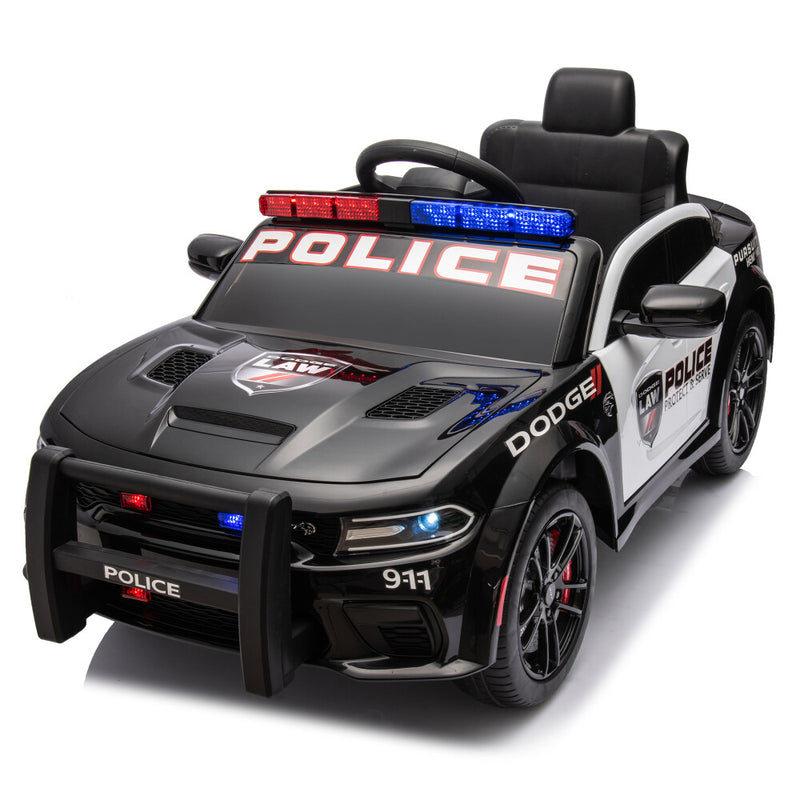 12V Licensed Dodge Charger Kids Ride-On Police Car with Parental Remote Control and Safety Features Magic Cars Variant 0