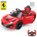 Ferrari 488 Pista Spider Ride-On Car with Speaker, Leather Seat, and Brake Magic Cars 0