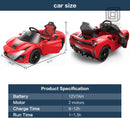 Ferrari 488 Pista Spider Ride-On Car with Speaker, Leather Seat, and Brake Magic Cars 8