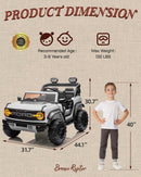 Ford Bronco Raptor 24V 2-Seater Electric Ride-On Toy for Kids Magic Cars 1