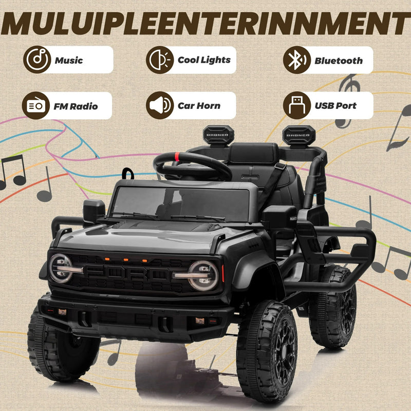 Electric Remote Control Ford Bronco Raptor Car with Spring Suspension Magic Cars 3