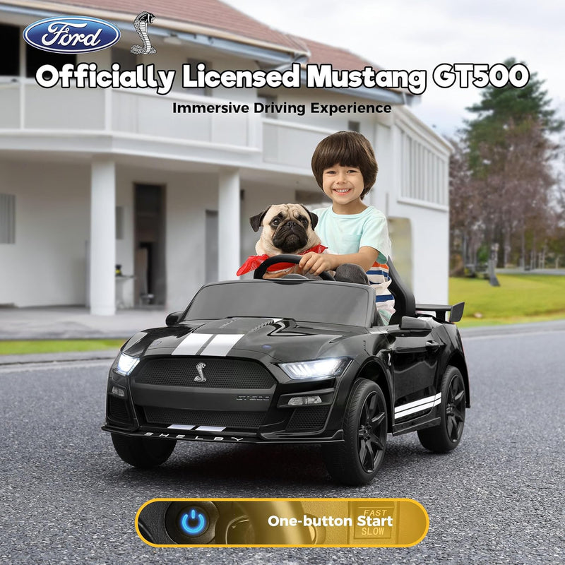 Ford Mustang Shelby GT500 12V Electric Ride-On Car with 7AH Battery and Remote Control Magic Cars 1