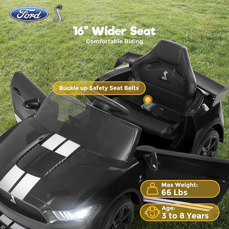 Ford Mustang Shelby GT500 12V Electric Ride-On Car with 7AH Battery and Remote Control Magic Cars 5