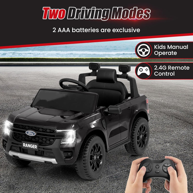 12V Licensed Ford Ranger Electric Ride-On Car for Kids with Remote Control Magic Cars 4