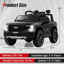 12V Licensed Ford Ranger Electric Ride-On Car for Kids with Remote Control Magic Cars 6