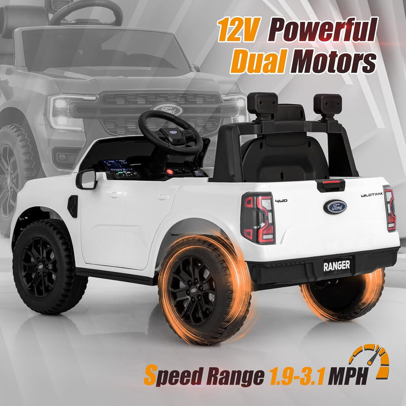 12V Electric Ford Ranger Ride-On Truck for Kids Magic Cars 3
