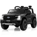 OLA KIDS 12V Electric Ford Ranger Ride-On Truck for Children - Black Magic Cars 1