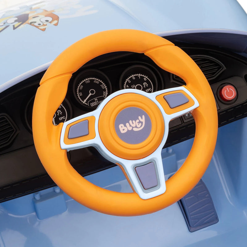 Bluey Licensed 12V Battery-Powered Convertible Ride-On for Kids Magic Cars 4