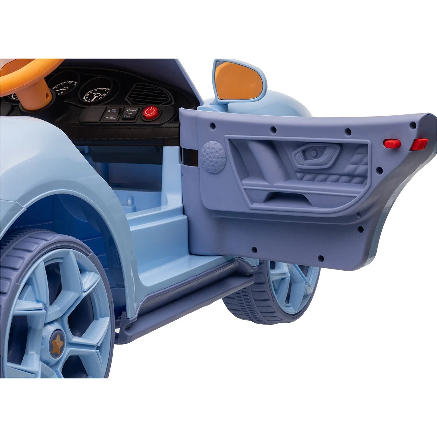 Bluey Licensed 12V Battery-Powered Convertible Ride-On for Kids